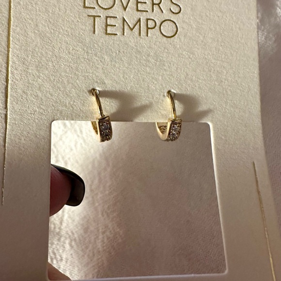 Lovers Tempo Collection of Gold and Silver Earrings - Picture 5 of 5